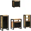 Image de vidaXL Ensemble de mobilier de salle de bain avec tiroir 4 pcs