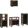 Image de vidaXL Ensemble de mobilier de salle de bain 4 pcs Bois Recyclé Solide