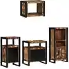 Image de vidaXL Ensemble de mobilier de salle de bain 4 pcs Bois Recyclé Solide