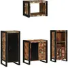 Image de vidaXL Ensemble de mobilier de salle de bain 4 pcs Bois Recyclé Solide