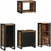 Image de vidaXL Ensemble de mobilier de salle de bain 4 pcs Bois Recyclé Solide