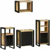 Image de vidaXL Ensemble de mobilier de salle de bain avec tiroir 4 pcs