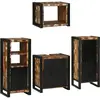 Image de vidaXL Ensemble de mobilier de salle de bain 4 pcs Bois massif recyclé