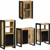 Image de vidaXL Ensemble de mobilier de salle de bain avec étagère 4 pcs
