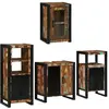 Image de vidaXL Ensemble de mobilier de salle de bain 4 pcs Bois massif recyclé