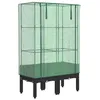 Image de vidaXL Jardinière surélevée avec Housse Aspect rotin 80x40x140 cm, jardinière surélevée de Jardin, bac à Fleurs surélevé, jardinière surélevée avec Aspect rotin