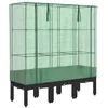 Image de vidaXL Jardinière surélevée avec Housse Aspect rotin 120x40x140 cm, jardinière surélevée de Jardin, bac à Fleurs surélevé, jardinière surélevée avec Aspect rotin