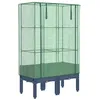 Image de vidaXL Jardinière surélevée avec Housse Aspect rotin 80x40x140 cm, jardinière surélevée de Jardin, bac à Fleurs surélevé, jardinière surélevée avec Aspect rotin