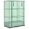 Image de vidaXL Jardinière surélevée avec Housse Aspect rotin 80x40x123 cm