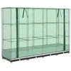 Image de vidaXL Jardinière surélevée avec Housse Aspect rotin 160x40x123 cm, jardinière surélevée de Jardin, bac à Fleurs surélevé, jardinière surélevée avec Aspect rotin