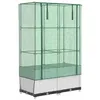 Image de vidaXL Jardinière surélevée avec Housse Aspect rotin 80x40x138 cm, jardinière surélevée de Jardin, bac à Fleurs surélevé, jardinière surélevée avec Aspect rotin