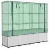 Image de vidaXL Jardinière surélevée avec Housse Aspect rotin 160x40x153 cm, jardinière surélevée de Jardin, bac à Fleurs surélevé, jardinière surélevée avec Aspect rotin