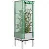 Image de vidaXL Jardinière surélevée avec housse aspect rotin 40x40x140 cm