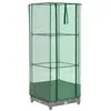 Image de vidaXL Jardinière surélevée avec Housse Aspect rotin 40x40x123 cm, jardinière surélevée de Jardin, bac à Fleurs surélevé, jardinière surélevée avec Aspect rotin