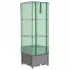 Image de vidaXL Jardinière surélevée avec Housse Aspect rotin 40x40x139 cm, jardinière surélevée de Jardin, bac à Fleurs surélevé, jardinière surélevée avec Aspect rotin
