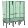 Image de vidaXL Jardinière surélevée avec Housse Aspect rotin 120x40x140 cm, jardinière surélevée de Jardin, bac à Fleurs surélevé, jardinière surélevée avec Aspect rotin