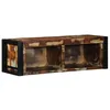 Image de vidaXL Meuble TV Multicolore 80x30x25 cm Bois de récupération Solide, Support TV, Armoire média, Armoire HiFi, unité TV, unité média, Armoire latérale