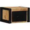 Image de vidaXL Table de chevet 40x35x25 cm bois massif de manguier brut