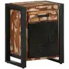 Image de vidaXL Table de chevet multicolore 40x30x50 cm bois de récupération