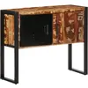 Image de vidaXL Armoire console multicolore 90x35x75cm bois massif récupération