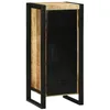 Image de vidaXL Armoire de Salle de Bain Marron Bois de Mangue Massif, Rangement de Salle de Bain, Armoire rectangulaire, Design Moderne, étagères Pratiques pour Petits espaces