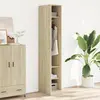 Image de vidaXL Garde-robe chêne sonoma 30x50x200 cm bois d'ingénierie