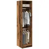 Image de vidaXL Garde-robe vieux bois 50x50x200 cm bois d'ingénierie