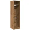 Image de vidaXL Garde-Robe chêne Artisanal 50x50x200 cm Bois d'ingénierie, Armoire de Rangement, Organisateur de Garde-Robe, Armoire, Placard