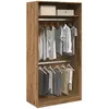 Image de vidaXL Garde-robe chêne artisanal 100x50x200 cm bois d'ingénierie