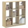 Image de vidaXL Bibliothèque chêne sonoma 102x32x108 cm bois d'ingénierie