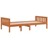 Image de vidaXL Lit pour Enfants sans Matelas Cire Marron 80x200 cm pin Massif