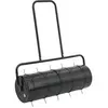 Image de vidaXL Rouleau à gazon de jardin à tirer et colliers d'aérateur 63 L fer acier
