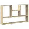 Image de vidaXL Étagère Murale chêne Sonoma 99x15x60 cm Bois d'ingénierie