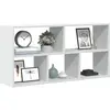 Image de vidaXL Étagère murale blanc 100x25x50 cm bois d'ingénierie