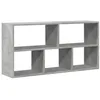 Image de vidaXL Étagère Murale Gris béton 100x25x50 cm Bois d'ingénierie