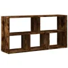 Image de vidaXL Étagère Murale chêne fumé 100x25x50 cm Bois d'ingénierie