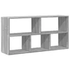 Image de vidaXL Étagère Murale Sonoma Gris 100x25x50 cm Bois ingénierie