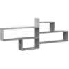 Image de vidaXL Étagère Murale Sonoma Gris 167,5x18x68 cm Bois ingénierie