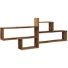 Image de vidaXL Étagère Murale Vieux Bois 167,5x18x68 cm Bois d'ingénierie