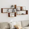Image de vidaXL Étagère murale vieux bois 167,5x18x68 cm bois d'ingénierie