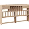 Image de vidaXL Tête de lit avec Rangement 180 cm Bois Massif de pin
