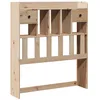 Image de vidaXL Tête de lit avec Rangement 90 cm en Bois de pin Massif