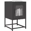 Image de vidaXL Table de chevet noir 36x39x60,5 cm acier laminé à froid