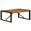 Image de vidaXL Table Basse Multicolore 80x80x35 cm Bois de récupération Massif, Table latérale, Table de Salon, Table d'accent, Bout de canapé, Table Centrale