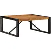 Image de vidaXL Table basse 80x80x35 cm bois massif acacia