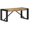 Image de vidaXL Table Basse Multicolore 80x40x35 cm Bois de récupération Massif, Table latérale, Table de Salon, Table d'accent, Bout de canapé, Table Centrale