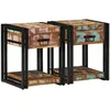 Image de vidaXL Cabinet de Chevet 2 pc Multicolore 40 x 40 x 50 cm