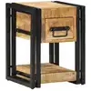 Image de vidaXL Cabinet de chevet avec tiroir Marron 30 x 30 x 40 cm