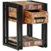 Image de vidaXL Cabinet de chevet avec tiroir Multicolore 30 x 30 x 40 cm