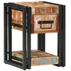 Image de vidaXL Cabinet de Chevet avec tiroir 2 pcs Multicolore 30 x 30 x 40 cm, Table de Nuit Rustique, Meuble de Rangement Compact, Dur, pour Organiser Votre Chambre
